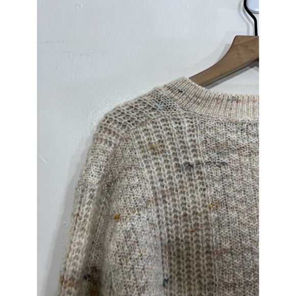 Pendleton Virgin Wool Sweater L Grandpa Cabincore Speckled Fisherman Knit - Picture 8 of 14
